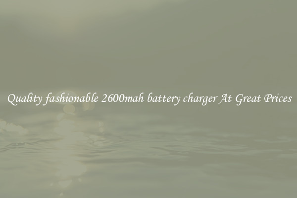 Quality fashionable 2600mah battery charger At Great Prices