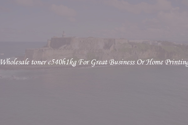 Wholesale toner c540h1kg For Great Business Or Home Printing