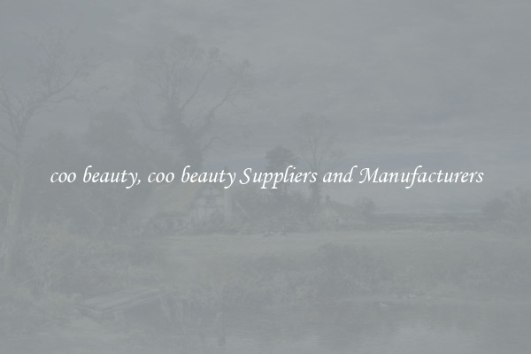 coo beauty, coo beauty Suppliers and Manufacturers