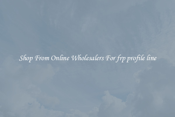 Shop From Online Wholesalers For frp profile line