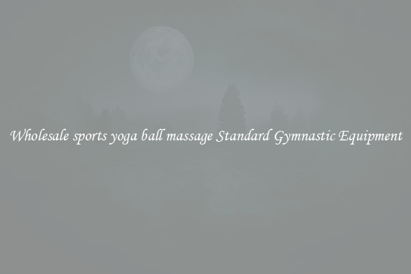 Wholesale sports yoga ball massage Standard Gymnastic Equipment