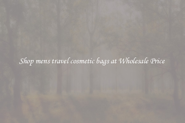 Shop mens travel cosmetic bags at Wholesale Price 