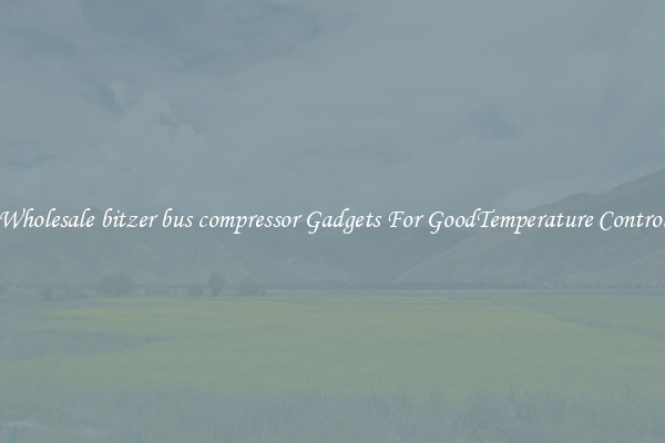 Wholesale bitzer bus compressor Gadgets For GoodTemperature Control