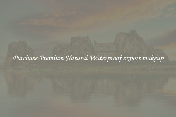 Purchase Premium Natural Waterproof export makeup
