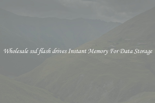 Wholesale ssd flash drives Instant Memory For Data Storage