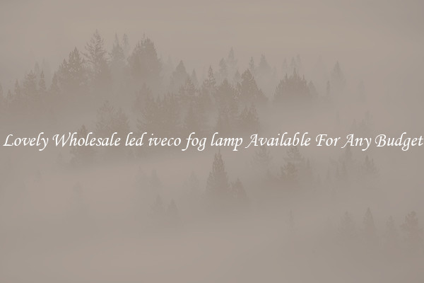 Lovely Wholesale led iveco fog lamp Available For Any Budget