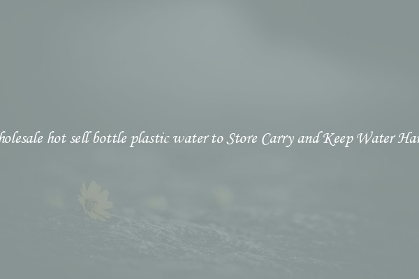 Wholesale hot sell bottle plastic water to Store Carry and Keep Water Handy